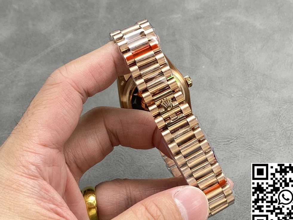 Factory Rolex Chocalate v5 Steel M128235-0037 QF Day Dial 36mm Tungsten Date 0419